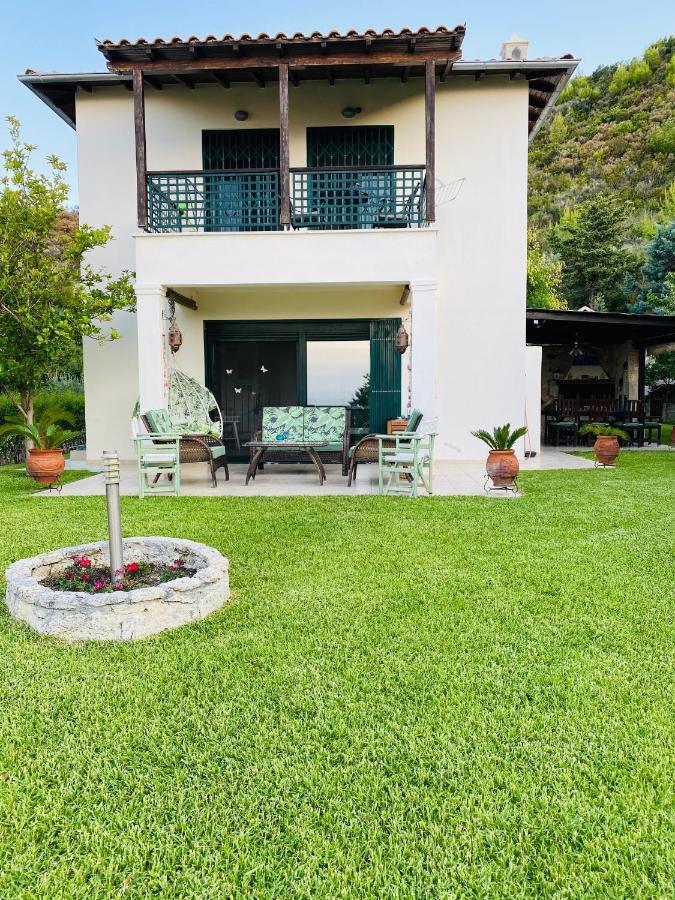 Detached Villa With Sea View Hanioti Ngoại thất bức ảnh