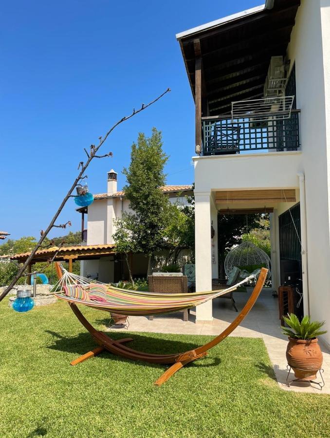 Detached Villa With Sea View Hanioti Ngoại thất bức ảnh